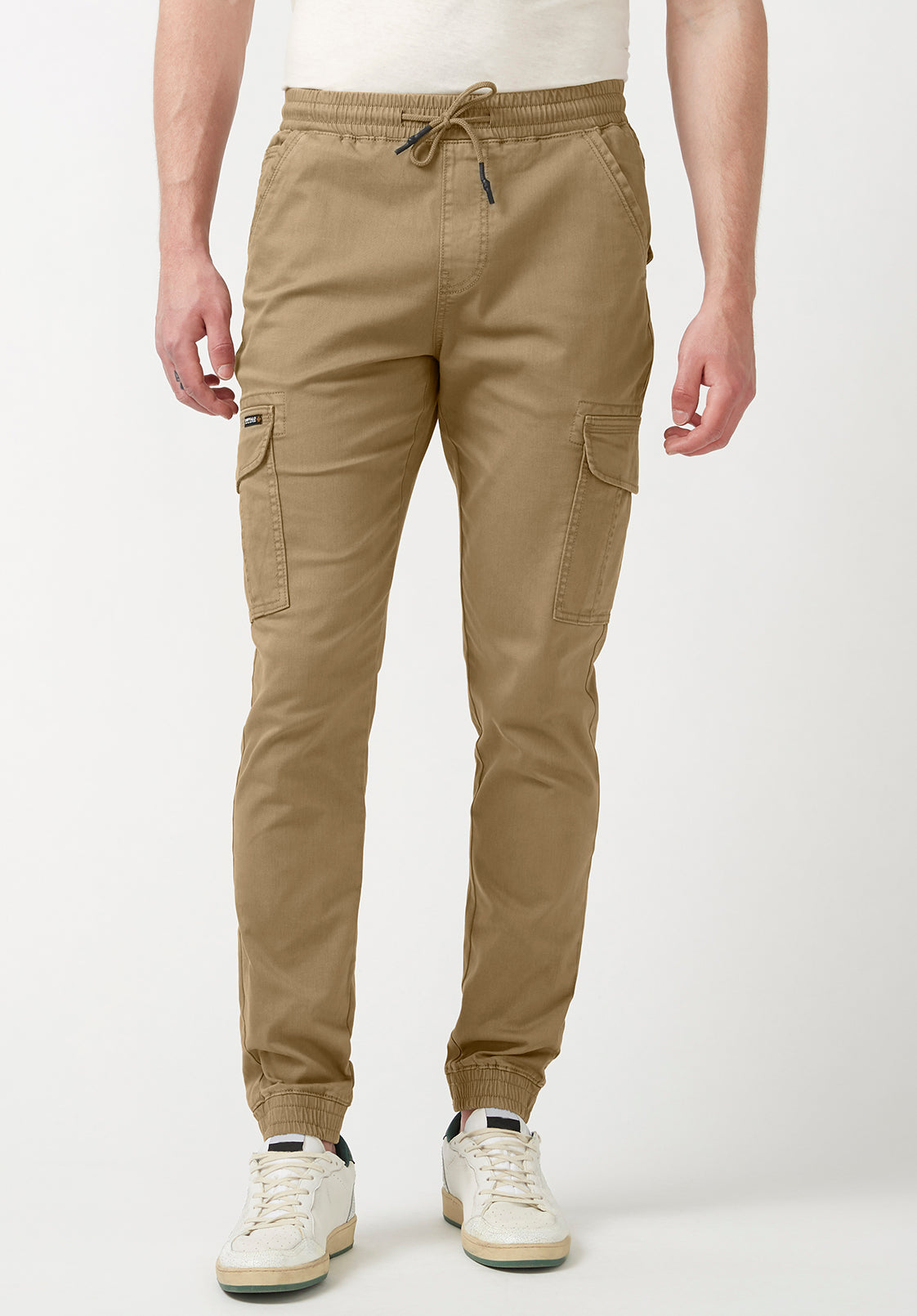 Cargo Joggers for Men Slim Fit Stretch Tapered Pants with Pockets