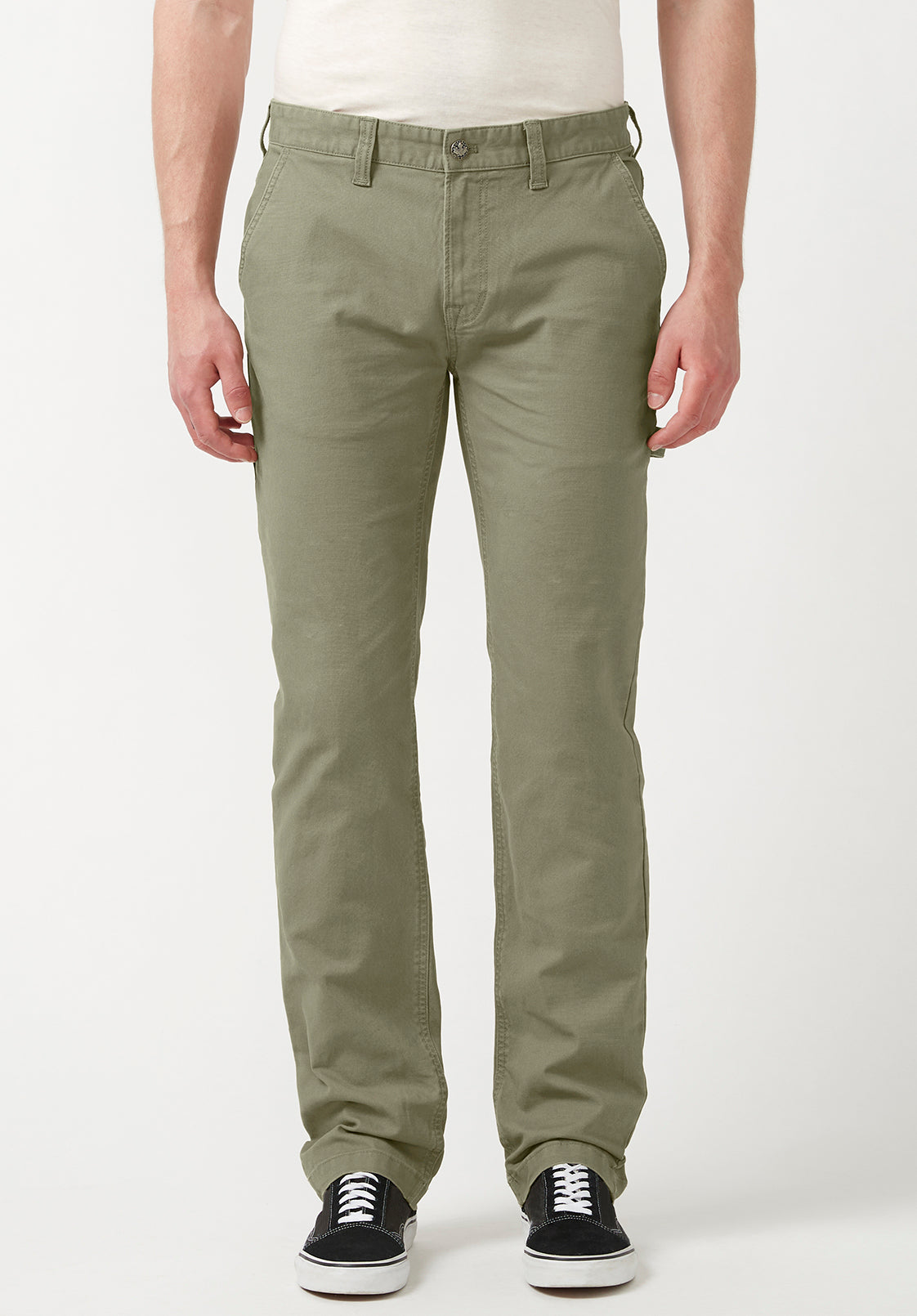 Straight Six Olive Green Men's Carpenter Pants - BM22945