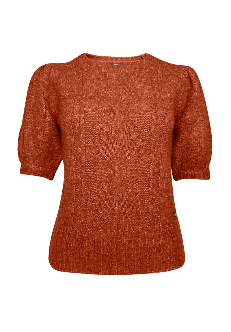 Sweater Short Ginger Orange Women\'s Lissa Sleeve US Buffalo - – Jeans in