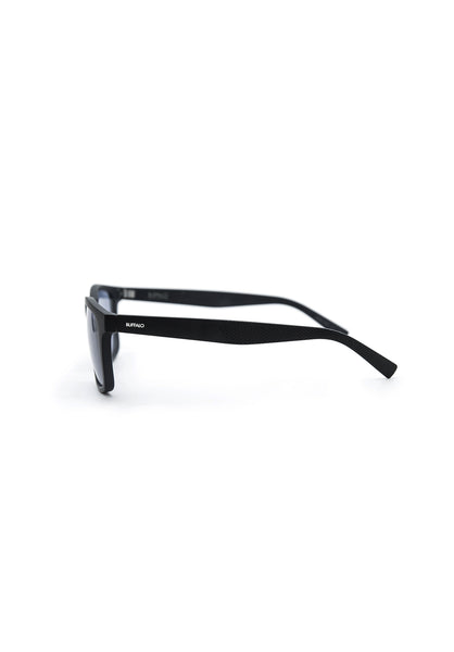 Men's Classic Rectangular Sunglasses in Black - B0015S
