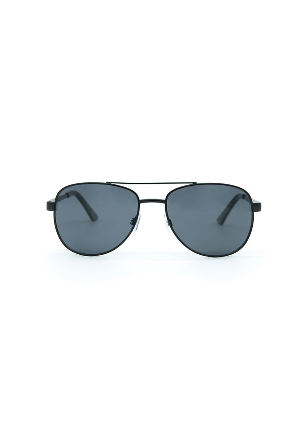 Men's Classic Aviator Sunglasses in Black - B0020S