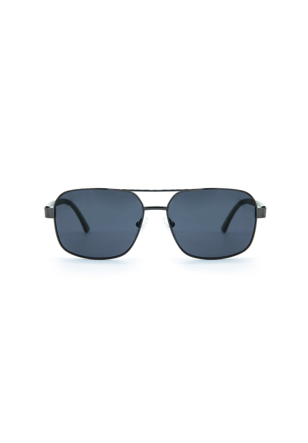 Men's Classic Navigator Sunglasses in Gunmetal - B0022S