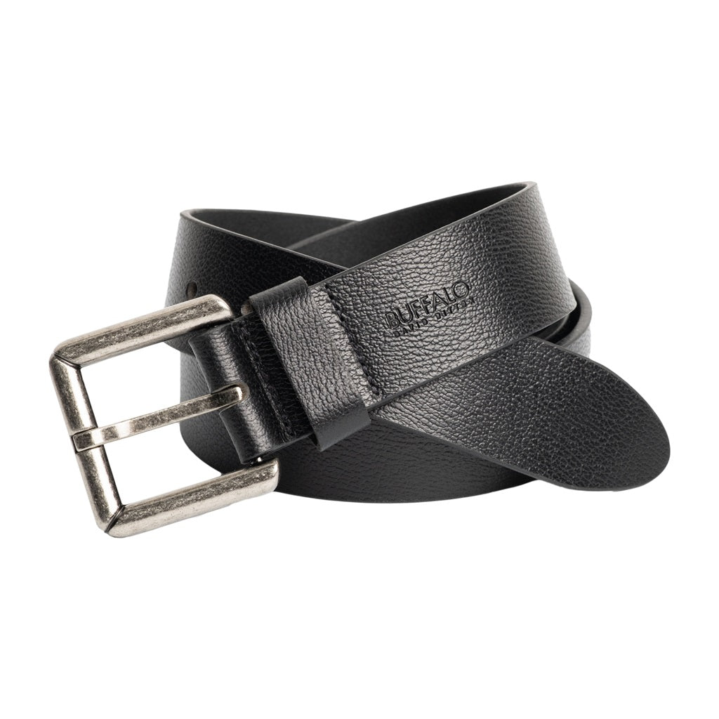 Smooth Full Grain Black Buffalo Leather Belt – Buffalo Jeans