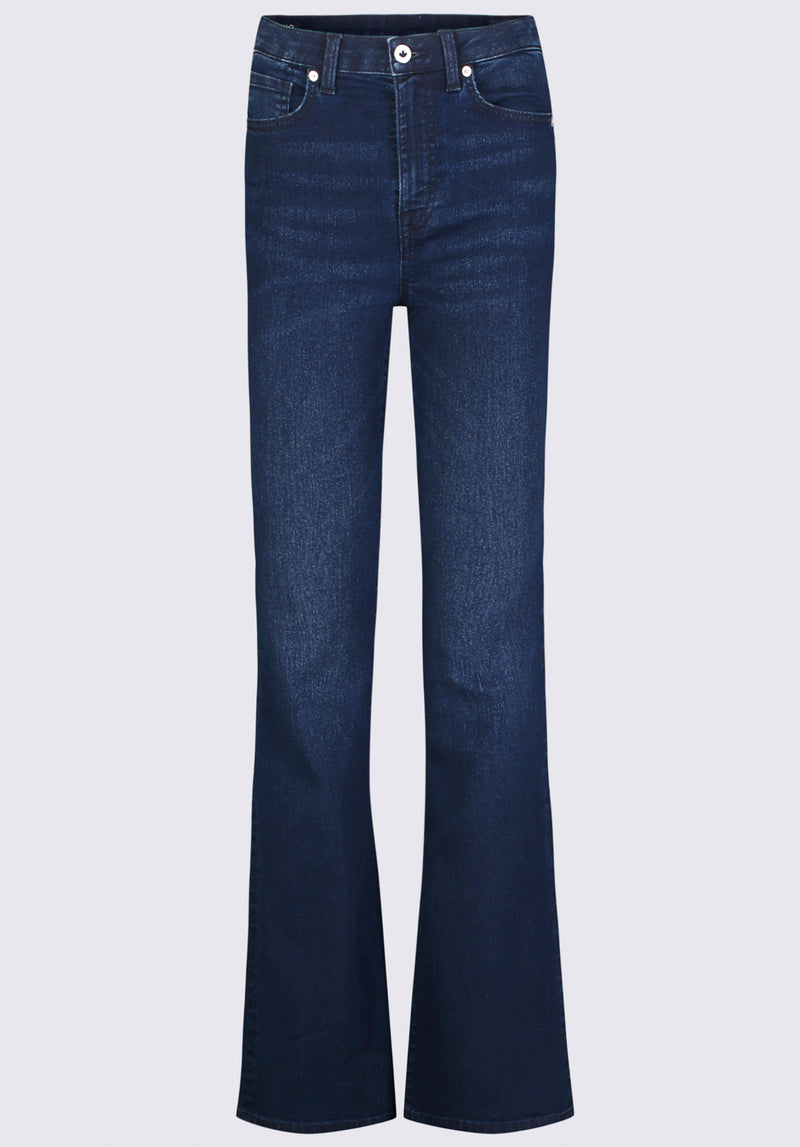 High Rise Flare Joplin Women's Jeans, Indigo Sanded - BL15998