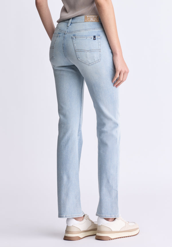 Buffalo David Bitton Mid Rise Bootcut Queen Women's Jeans, Vintage light blue - BL15985