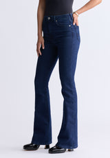 High-Rise Flare Joplin Women's Jeans, Indigo - BL15979