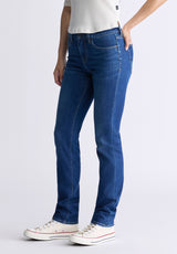 Buffalo David Bitton Mid Rise Slim Carrie Women's Jeans, Indigo Contrast - BL15999 Color INDIGO