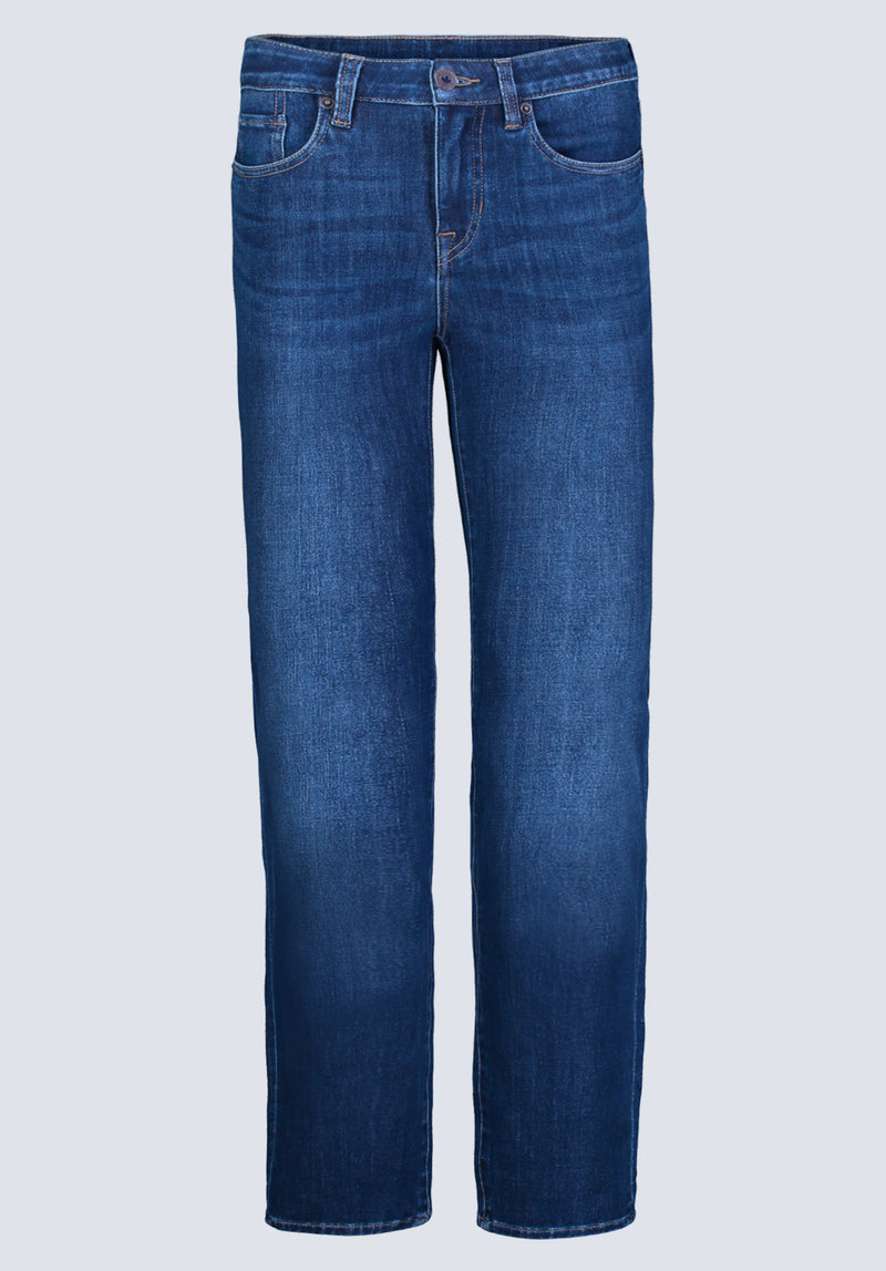 Mid Rise Slim Carrie Women's Jeans, Indigo Contrast - BL15999