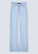 Buffalo David Bitton High Rise Wide Leg Alecia Women's Jeans, Light vintage blue - BL16011