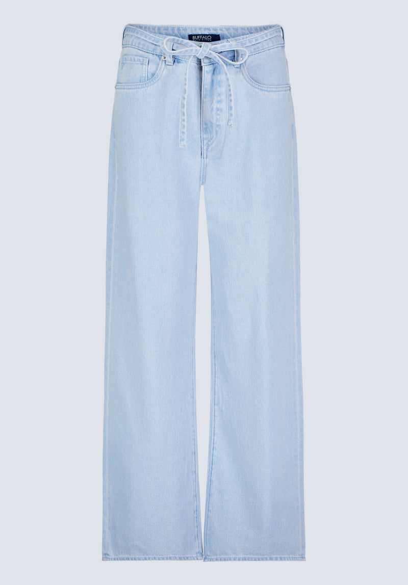 Buffalo David Bitton High Rise Wide Leg Alecia Women's Jeans, Light vintage blue - BL16011