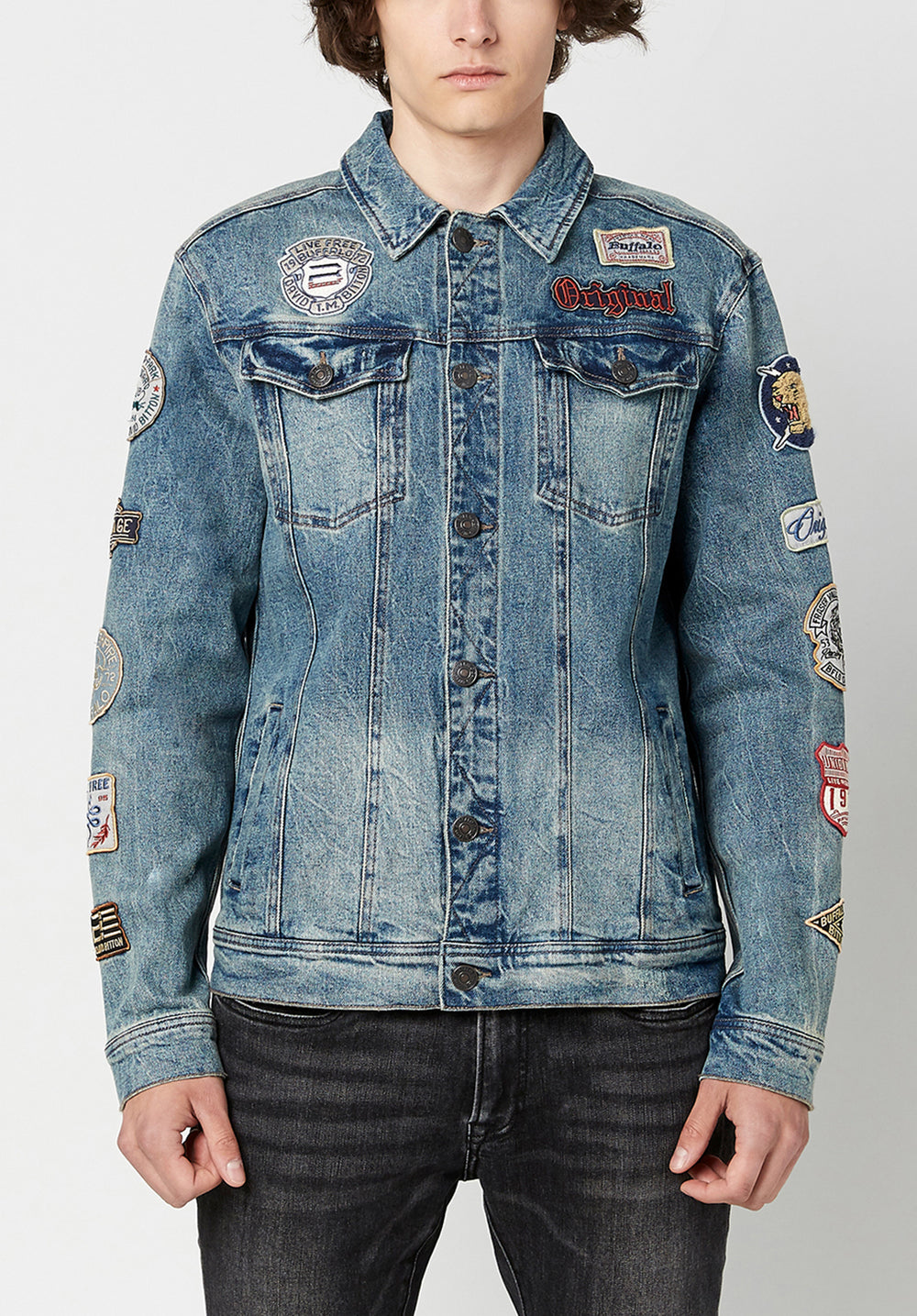 Buffalo David Bitton distressed on sale jacket