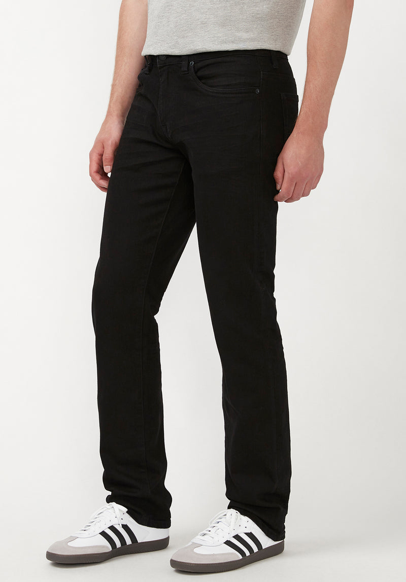 Straight Six Men's Jeans in Crinkled Black – Buffalo Jeans - US