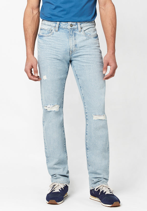 Sanded Relaxed Straight Driven Men's Jeans - BM22754