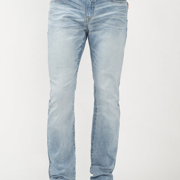 Slim Ash Men's Jeans in Crinkled Light Blue - BM22784