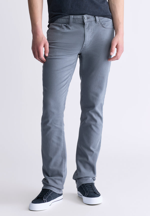 Pantalon droit pour hommes Straight Six, gris graphite - BM22939