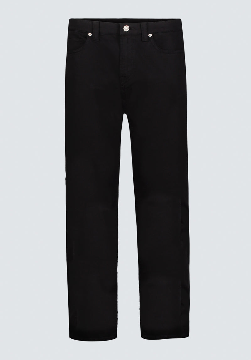 Slim Ash Men's Twill Pants, Black - BM22982