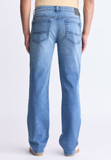 Buffalo David Bitton Straight Six Men's Freedom Flex Jeans, Crinkled blue - BM22996