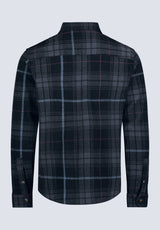 Samme Men's Blanket Shirt in Black Plaid - BM24305