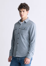 Sigge Men's Blanket Shirt in Grey - BM24307