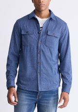 Sigge Men's Blanket Shirt in Blue - BM24307