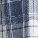 Buffalo David Bitton Sierra Men's Long-Sleeve Plaid Shirt, White & Mirage Blue - BM24465 Color MIRAGE