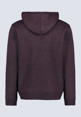 Walmick Men's Full-Zip Knit Hoodie with Sherpa Lining, Fico Red - BM24477