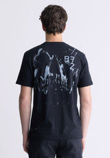 Buffalo David Bitton Tucson Men's Short-Sleeve Graphic T-Shirt, Black - BM24484 Color BLACK