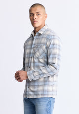 Buffalo David Bitton Satro Men's Plaid Button-Up Shirt, Blue - BM24498