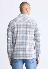 Buffalo David Bitton Satro Men's Plaid Button-Up Shirt, Blue - BM24498