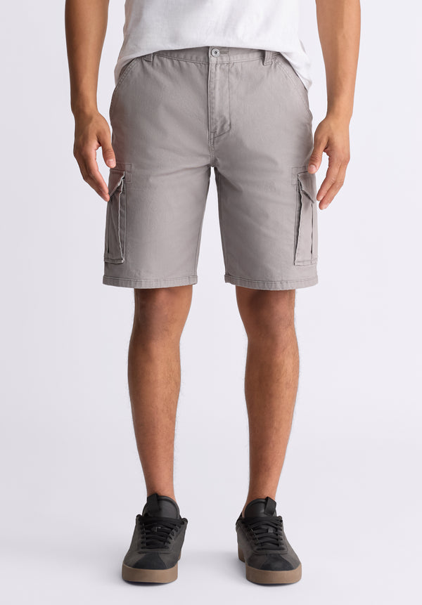 Hiero Men's Cargo Shorts, Ardent Grey - BM24503