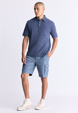 Buffalo David Bitton Hiero Men's Cargo Shorts, Mirage blue - BM24503