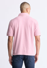 Buffalo David Bitton Kabold Men's Classic Polo, Lilas pink - BM24515