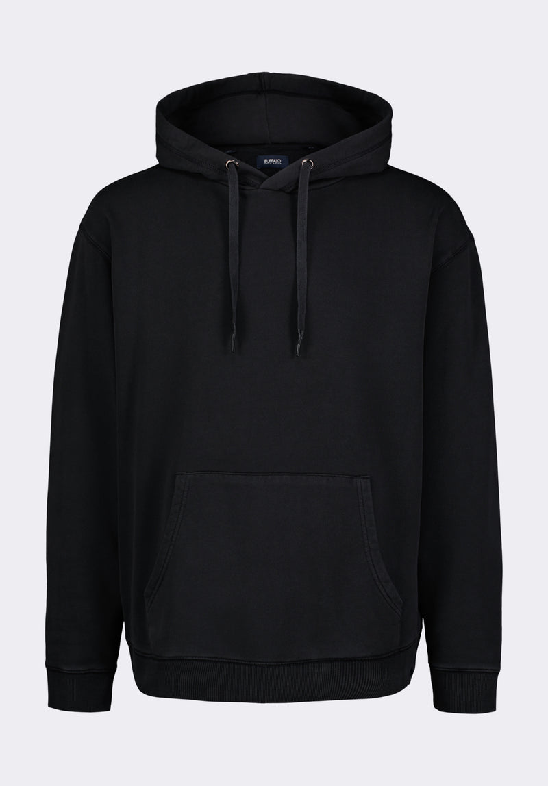 Finley Men's Relaxed Pullover Hoodie, Black - BM24534