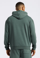 Finley Men's Relaxed Pullover Hoodie, Dark Forest Green - BM24534