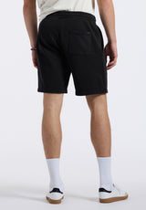 Hilston Men's Fleece Relaxed Shorts, Black - BM24536