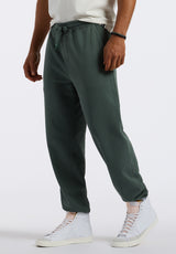 Patto Men's Relaxed Jogger Pants, Dark Forest Green - BM24598