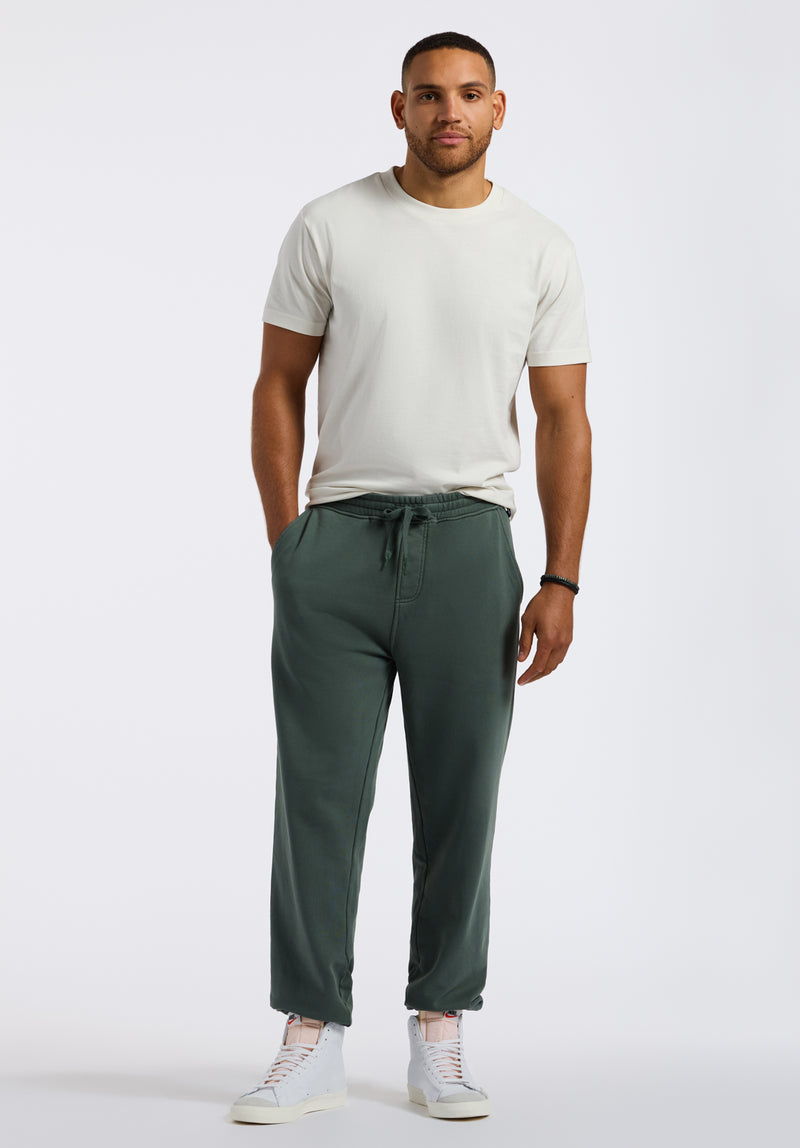 Patto Men's Relaxed Jogger Pants, Dark Forest Green - BM24598