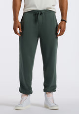 Patto Men's Relaxed Jogger Pants, Dark Forest Green - BM24598