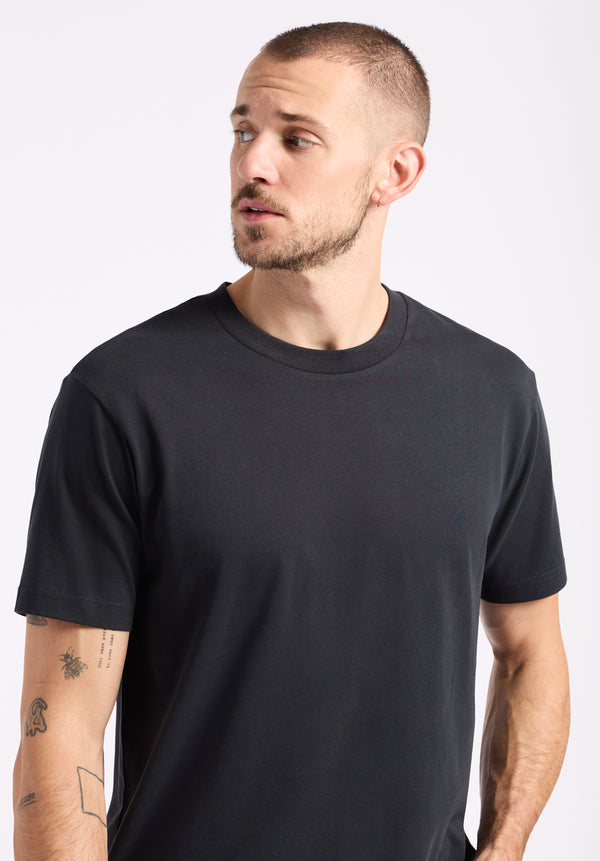 Kanto Men's Short-Sleeve Crew Neck Jersey T-Shirt, Black - BM24603