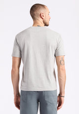 Kanto Men's Short-Sleeve Crew Neck Jersey T-Shirt, Heather Grey - BM24603