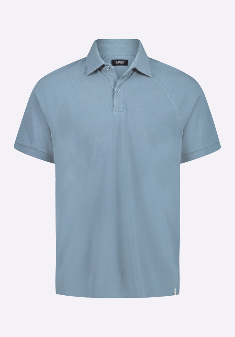 Kindell Men's Short-Sleeve Piqué Polo, Mirage Blue - BM24608