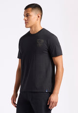 Tonder Men's Graphic T-Shirt with Eagle Print, Black - BM24634