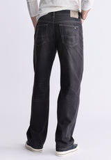 Buffalo David Bitton Loose Fit Matt Men's Jeans, Vintage Sanded Black - BM26007 Color BLACK