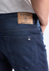 Buffalo David Bitton Straight Six Men's Jeans, Dark antique blue - BM26013