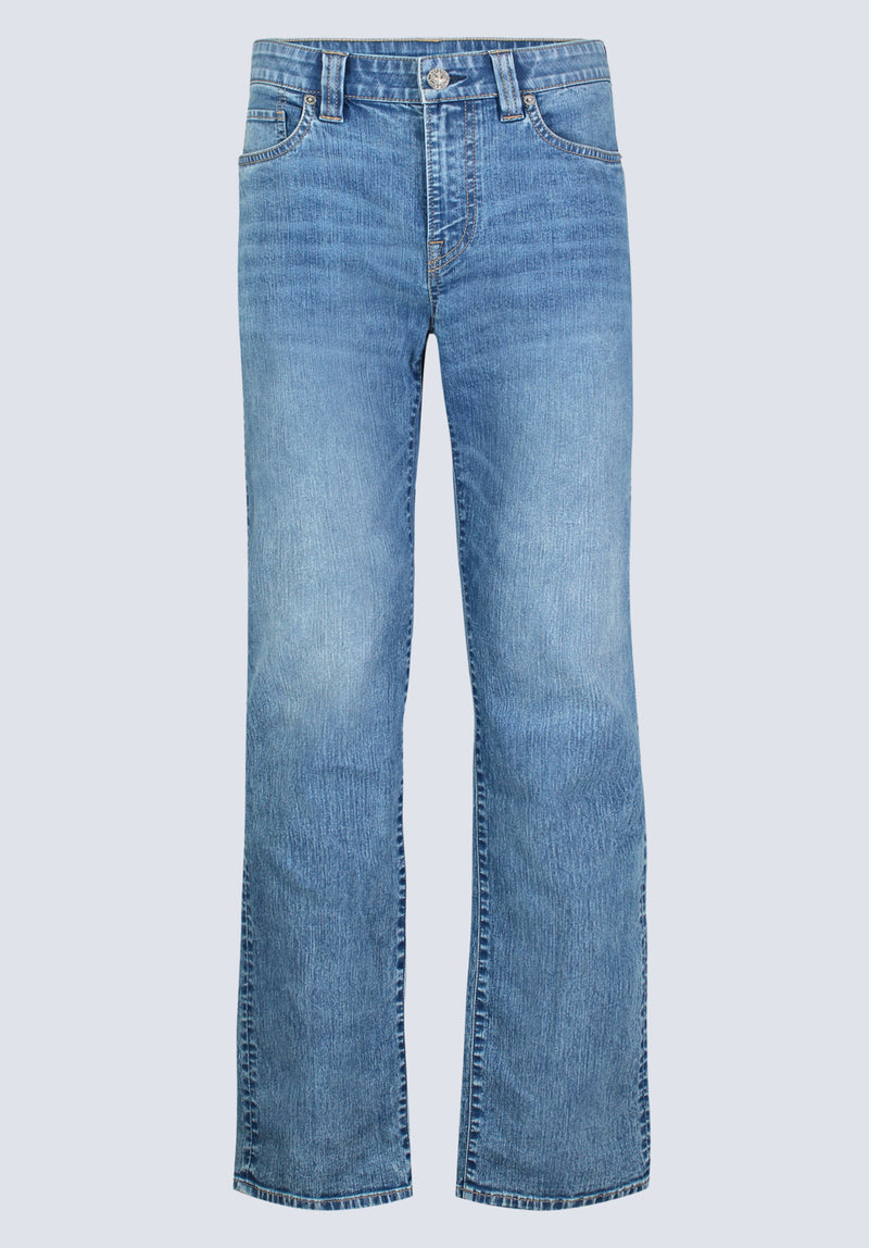 Straight Six Men's Jeans, Contrasted Indigo - BM26028