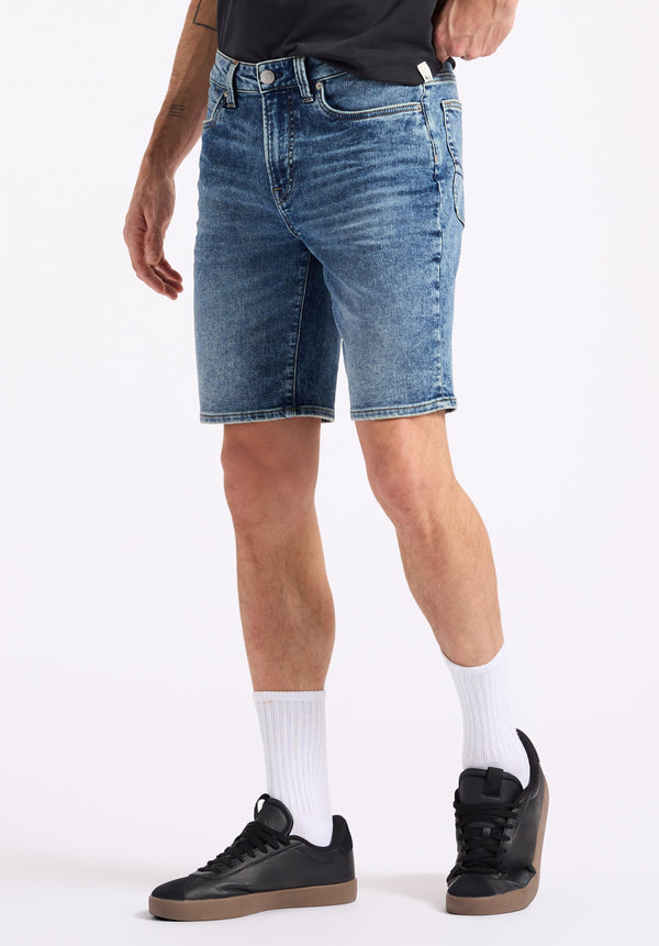 Relaxed Straight Dean Men's Freedom Flex Shorts, Sanded Vintage Indigo - BM26066