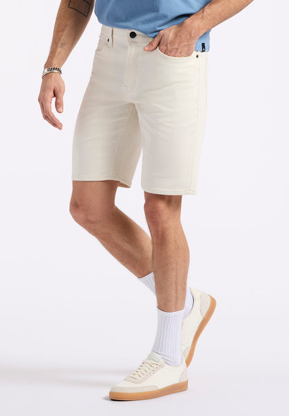 Relaxed Straight Dean Men's Freedom Flex Shorts, Vanilla White - BM26067