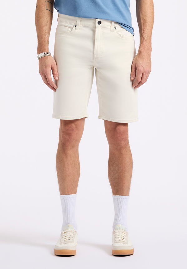 Relaxed Straight Dean Men's Freedom Flex Shorts, Vanilla White - BM26067