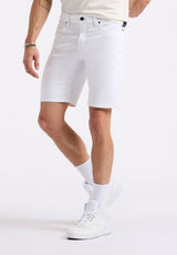 Relaxed Straight Dean Men's Freedom Flex Shorts, White - BM26067