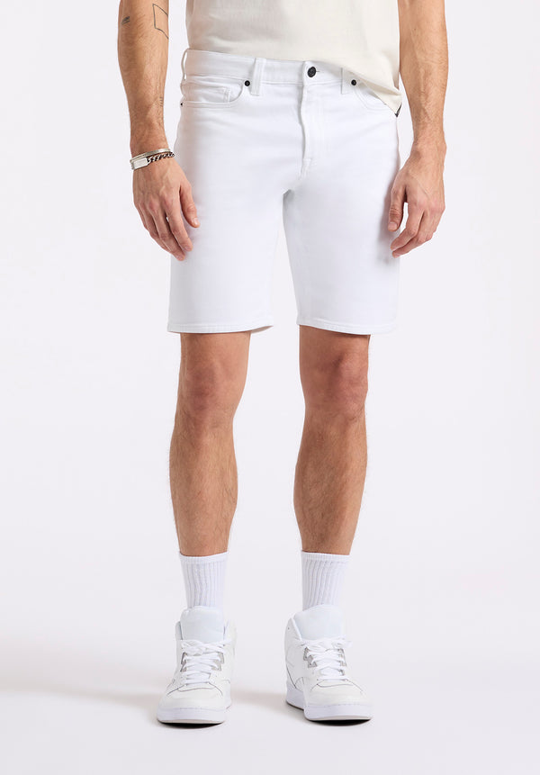 Relaxed Straight Dean Men's Freedom Flex Shorts, White - BM26067